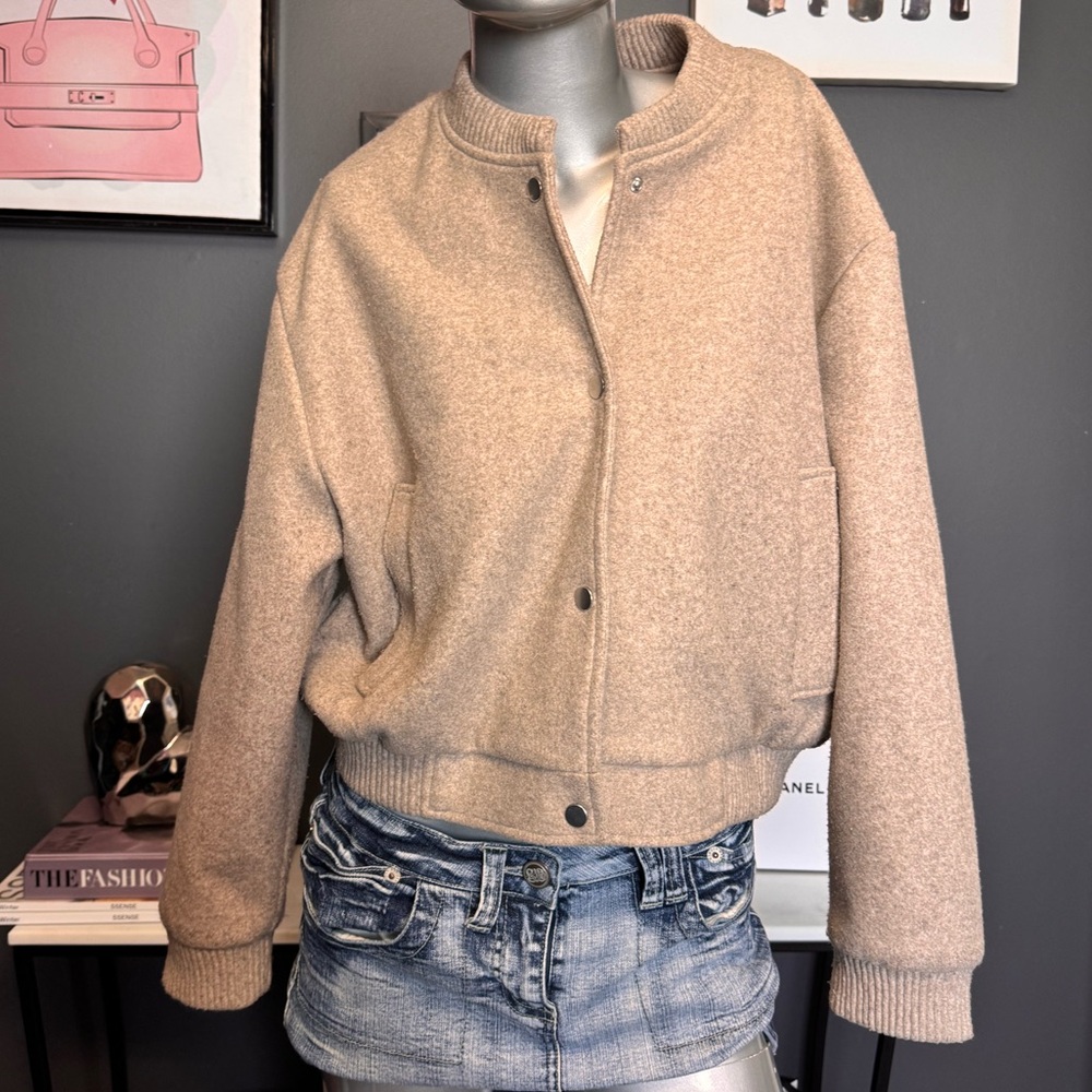 Ricki’s Tan Bomber Lightweight Coat